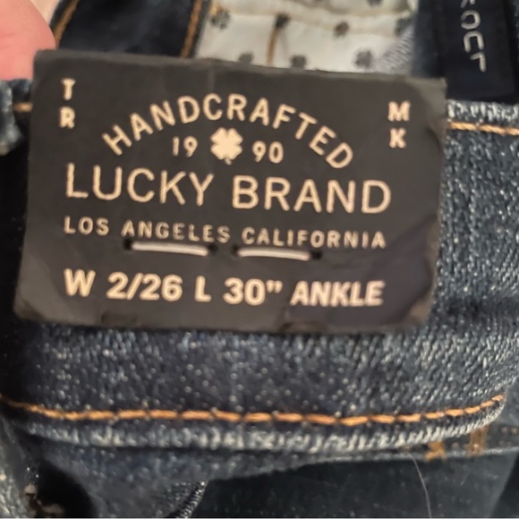 Lucky Brand Charlie Skinny Jeans. NWT Size 2/26 30” - Picture 12 of 14